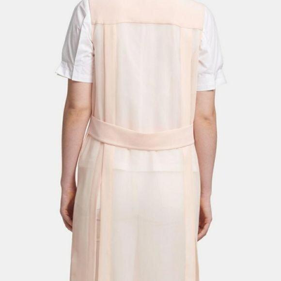 DKNY Pink Sleeveless Sheer Vest Pink - Picture 3 of 7